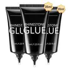 GLOZ 35毫升美甲水钻凝胶，超持久凝胶指甲油，适用于美甲装饰、3D闪亮凝胶美甲、宝石美甲、钻石美甲，需UV/LED灯固化，美容礼品 - 無色 - 查看 13
