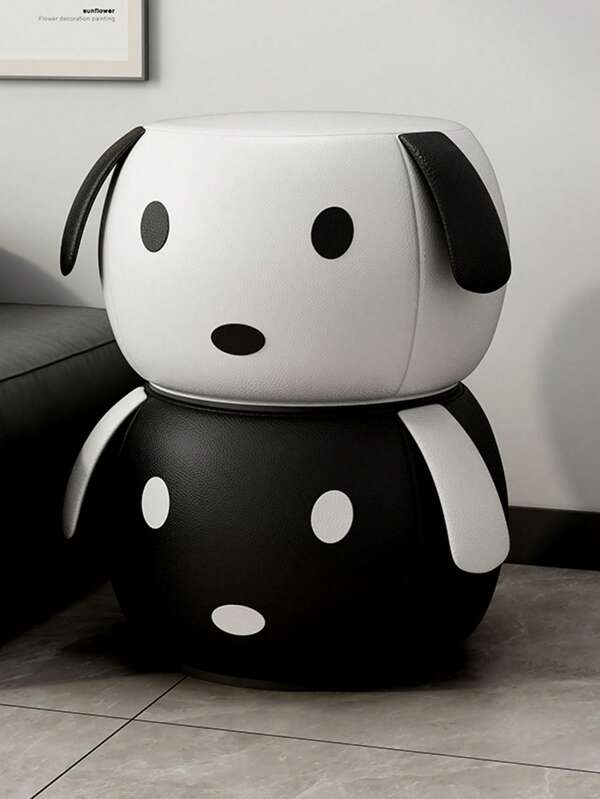 1 Stück Holz-Kratzbrett für Katzen in Hocker-Form, weich gepolsterte Fußablage für Wohnzimmer, Kaffeetisch, Kindersitz, Eingangsbereich, Terrasse, Schlafzimmer