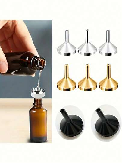 1 pièce Entonnoir en métal | Outil spécial pour distribuer le parfum et l'huile essentielle, remplissage facile de divers liquides