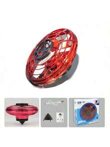 Juguete de giro suspendido con iluminación, juguete de novedad de giro de vuelo libre con aire comprimido, juguetes giratorios voladores creativos para adolescentes