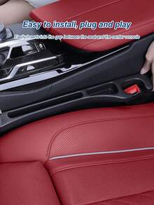 1 Pair Front Seat Gap Filler – Universal EVA Storage Strip For Driver & Passenger Seats, Prevents Items From Falling, Keeps Car Interior Tidy (Not For Rear Seats)Car Seat Gap Organizer Strips