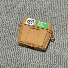 新奇蛋盒造型硅胶保护套（1个装），兼容苹果4/3、Pro 3/2