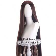 40inch Long Straight Wig Colorful Costume Wigs Synthetic Wig Red Blue Purple Blonde Anime Cosplay Wig For Halloween Cosplay Party - Multicolor - View 14