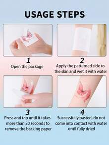 6 piezas Tatuaje temporal de mariposa con brillo Canthus, impermeable y a prueba de sudor, calcomanía facial desechable y colorida para decoración facial para mujeres en brazos, rostro, pecho, cuello, para uso en discotecas, escenarios, conciertos, aspecto de gemas faciales - Multicolor - Ver 7