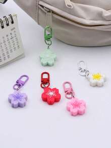 Portachiavi carino a forma di fiore, adatto per donne e ragazze, può essere utilizzato come decorazione per borse o zaini