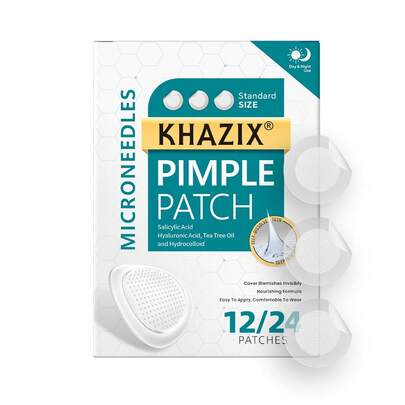 24 pezzi Cerotti per la cura del corpo con bordo, cerotti idrocolloidali per la cura del corpo, delicati e non irritanti