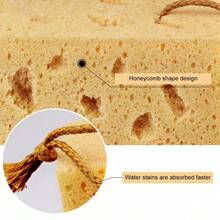 1 pieza Esponja grande de panal para lavar el coche, esponja de limpieza multiusos para coche, baño y cocina