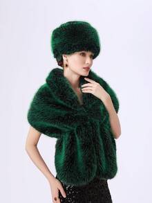 Women's Shawls And Wraps For Evening Dresses Shawl Wrap Winter Shawl For Women Warm Scarf Fashion Scarves Accessories Women - A - View 2