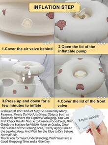 Multifunctional Inflatable Baby Learning Chair And Baby Bath Stool, Baby Inflatable Seat For Babies 3 Months And Up Summer Inflatable Baby Seat For Sitting Up, Blow Up Baby Floor Seat , Baby Shower Chair Floor Seater, Infant Back Support Sofa