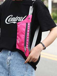 大容量腰包 - 男女通用，多拉链口袋设计，10 种颜色可选，适合运动和旅行 | 解放双手，可存放手机/硬币/现金 | 防水时尚运动包，适合健身房、音乐节和户外活动 | 可调节肩带，男女皆宜 | 必备解放双手单品，返校必备 - 彩色 - 查看 4