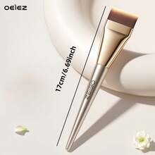 OEIEZ 1 Peça Pincel de Maquiagem de Alumínio Profissional, Pode Ser Usado como Pincel de Pó Solto, Pincel de Blush, Pincel Iluminador, Pincel Contorno, Pincel de Maquiagem Multifuncional Ultra Macio, Com Fibra Macia para Facilidade, Pincel de Maquiagem Adequado para Viagem, Presente para Mulheres e Meninas, Pincel de Base, Pincel Corretivo, Pincel de Blush, Pincel Contorno, Pincel de Blush, Pincel Bronzeador, Pincel de Pó, Pincel de Base, Pincel de Blush - Multicolorido - Visão 12