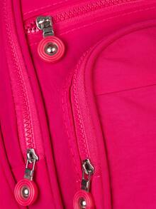 Large School Backpack For Notebook Pink Resistant Multiple Pockets Work Nylon Reinforced School College - Hot Pink - View 10