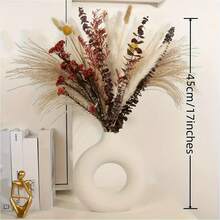 Artificial Flower Bouquet, Colorful Dried Flowers Fake Flowers Bouquet Valentines Day Present - Multicolor - Ver 8