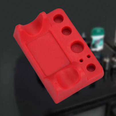 ATOMUS 1 pieza Tapa de taza de tinta de tatuaje de silicona y soporte para bolígrafo, adecuado para maquillaje permanente, pigmento de microblading, accesorios de tatuaje