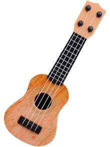 Ukulele, 9.8 Inch Ukulele Guitar 4 Strings Musical Educational Learning Girls (Light Brown) - 1 - View 1