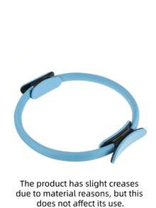 1pc Multi-Functional Pilates Ring, Yoga Assist Magic Circle, With Comfortable Foam Handles, For Thigh, Yoga, Fitness, Calf, Back, Waist And Hand Exercises