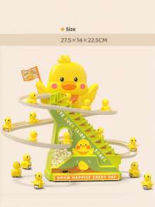 Duck Shape/Rabbit Shape Climb Stairs Slide Children's Toys, Gravity Drop And Musical Lights, Children's Puzzle Toys,Suitable For Children's Birthday Gifts,Party Gift - Multicolor - View 5