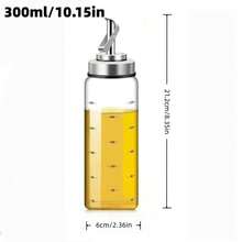 1 Peça Dispensador E Recipiente De Óleo De Vidro Sem Chumbo, Durável E Resistente À Corrosão Para Cozinha, Adequado Para Molho De Soja, Vinagre, Óleo De Especiarias, Azeite E Outros Óleos Comestíveis E Temperos. (design Anti-vazamento)