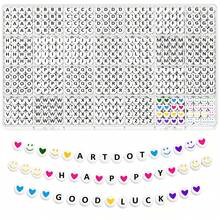 4x7mm Letter Beads