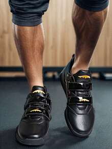 High Rebound Power Weightlifting Shoes, Professional Deadlift & Squat Shoes, Gym Workout Shoes With Balance, Anti-Slip, Durable Sole