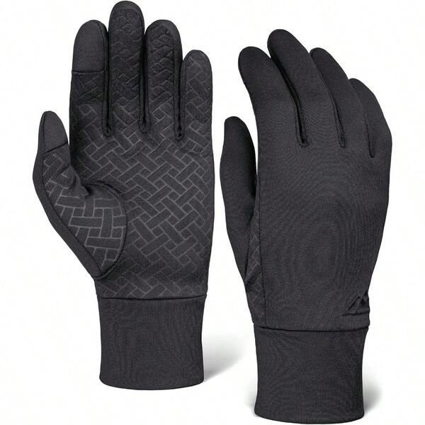 Touch Screen Running Sports Gloves Lightweight Thermal Glove Liners Designed For Running Cycling Driving And Texting Reinforced Blend Fits Men And Women