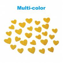 Foam Stickers, EVA Self Adhesive Glitters Foam Shape Sticker Craft Supplies For Scrapbook Card DIY Making Home Decor - 金色心形款150Pcs - 查看 3