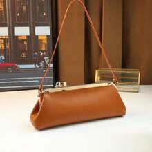 New Arrival High-End Spherical Metal Clip Baguette Bag, Women Large Capacity Shoulder Bag, Evening Bag With Chain Strap - 彩色 - 查看 10