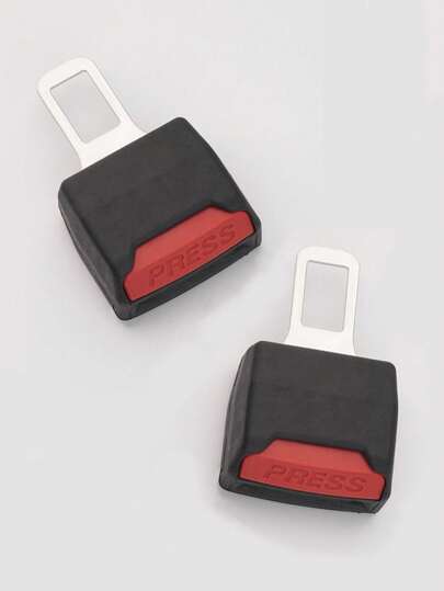 Extensor de cinto de segurança para carro, 2 peças, clipe de trava de cinto de segurança para carro, ajustador de cinto de segurança para carro, cinto de segurança de metal, ajustador de cinto de segurança, conector de fivela de extensão universal para carro, capa universal para cinto de segurança de carro