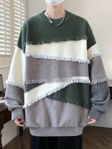 Men Sweaters - Dark Green - View 2