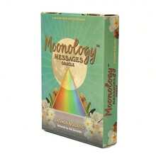 Moonology Oracle Cards - 28-Phase Lunar Cycle Divination Deck With Monthly Moon Messages, Spiritual Guidance & Meditation Tool, Turquoise & Pastel Phases Booklet-Like Guide For Beginners, Goddess Energy Readings - Green - View 3