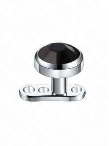 14G Dermal Anchor Tops And Base 316L Stainless Steel Dainty CZ Microdermals Body Piercings Studs Punk Personalized Jewelry Gifts For Women Hypoallergenic Multiple Styles - Silver - View 11