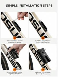 TOSUOD TOSUUD Portable Folding Bike Stand (1x) Heavy-Duty Adjustable Bike Kickstand With Stable Folding Parking Stand For Mountain/Road, Compatible With Bike Crank, One-Click Setup, Compatible With Bike Crank (No Tools/Equivalent) - Multicolor - View 11