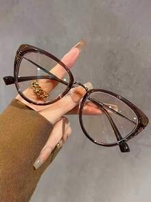 1 Cặp kính mắt mèo dáng retro bằng kim loại, thời trang, phù hợp với trang phục thời trang, trang trí tiệc, văn phòng máy tính, chơi game, sử dụng hàng ngày. - Nhiều màu - Xem 10