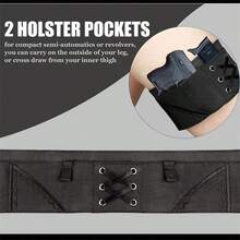 Funda táctica multifuncional para exteriores con extracción rápida, funda invisible para leggings de niño/mujer G17, resistente al agua. Funda universal para cintura multifuncional para exteriores con sellado de cintura e extracción rápida para autodefensa.