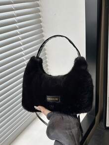 1个拉链封口极简设计纯色可爱云朵造型手提包，韩式个性化可调节肩带斜挎包，适合日常使用，高性价比包包，透气性好，适合青少年购物、通勤、日常使用，是送礼佳品。 - 百搭手提包 - 查看 15