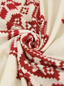 1 pieza Funda de sofá con tema navideño, decoración de fiesta festiva - Tela suave y elástica adecuada para restaurantes, apartamentos, dormitorios, hoteles, decoración navideña del hogar, decoración navideña, decoración festiva, decoración estacional, ajuste ceñido, decoración de dormitorio