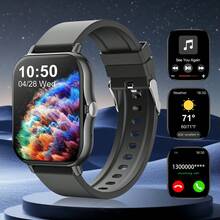 1.83" Full Screen Metal Body Wireless Voice Call Smart Watch Compatible With IOS And Android, With Multiple Sports Modes, Abundant Watch Faces, Built-In Games, AI Voice Control, Suitable For Men And Women