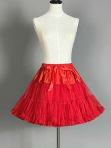 Fluffy Puffy Slip For Women Under Dress Layered Full Petticoat With Soft Tulle For Ballgown & A-Line Dresses Comfortable Waistband For All-Day Wear Fall Clothes For Women