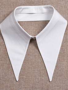 1pc Women's Elegant Detachable Half-Shirt Fake Collar, Multi-Functional Decorative Exaggerated Fashion Long Collar, Suitable For Spring, Summer, Autumn And Winter For Dress For Christmas Decor - Multicolor - View 6