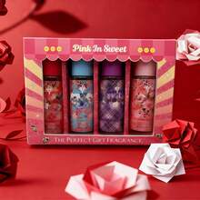 Set de perfume 4 piezas, caja de regalo, fragancia frutal y floral, perfumes para mujeres y hombres, mini perfumes portátiles, ideal para viaje, obsequios de cumpleaños, aniversario, Navidad, variedad de aromas y lujo en presentación compacta - Multicolor - Ver 4