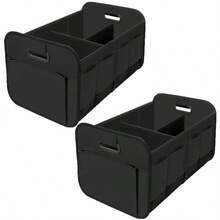 1pc Car Trunk Storage Rack Folding Carrying Box For Camping, Large Capacity Car Storage Box Trunk Reinforcement Handle, Foldable Multi-Component Storage Rack, Foldable Waterproof Nylon Polyester - Multicolor - View 12