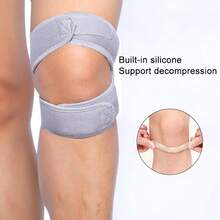 Rodillera ajustable con tela de malla transpirable y diseño ergonómico, adecuada para baloncesto, ciclismo y deportes al aire libre, proporciona un soporte de compresión estable. - Multicolor - Ver 12