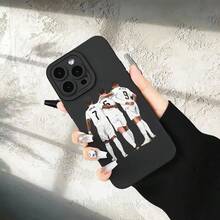 Diseño de Espíritu de Equipo de Fútbol Moderno y Elegante, Protección Completa, Resistente a Impactos y Caídas, Hermosa y Única Funda Protectora Suave Mate de Alta Gama 2025 Adecuada para iPhone 7/8/X/XS/XR/11/12/13/14/15/16 Plus Pro Max Mini, Perfecta para Regalos de Vacaciones o Cumpleaños, Adecuada para iPhone 16 15 14 13 12 11 XS XR X7/8 Mini Plus Pro Max Series, Ideal para Regalar a una Novia - Mezcla de colores - Ver 5