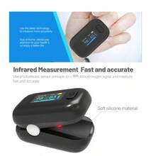 Fingertip Pulse Oximeter, For Monitoring Heart Rate And Blood Oxygen Saturation, CE And FDA Certified - Black - View 9