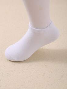 10 双小女孩随机糖果色荷叶边袜子，适合日常生活和户外活动，百搭休闲，甜美可爱，舒适透气的儿童踝袜