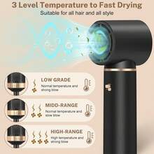 UKLISS 2026 升级版 5 合 1 热风造型器 - 多功能美发工具，配有可更换刷头，男女皆宜的理想礼品套装，独特的美容礼品之选 - 英規插(220-240V) - 查看 10