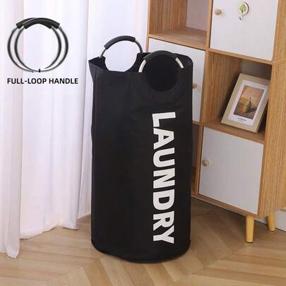 MOFOROCO Large Laundry Basket With Aluminum Full Loop Handle, Foldable Waterproof Laundry Hamper, For Storage In Bedroom, Bathroom, College Dorm Storage, Laundry Rooms, Balconies, Dormitories, Closet Organization, Closet Or Laundry Storage