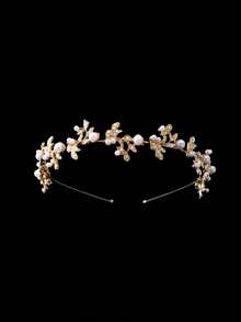 Couronne de princesse élégante et délicate (1 pièce), accessoire de cheveux orné d'un flocon de neige, idéal pour le quotidien, les mariages, les fêtes et la Saint-Valentin. - Argent - Voir 9