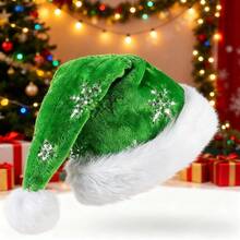 Copo de nieve verde plateado caliente