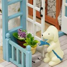 Casa de Muñecas Miniatura con Muebles y LED Luces Realista Casa de Ensueño 3D para Niñas, Regalo para Niñas - 1 - Ver 7